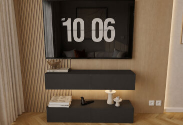 Image Гостиная Viant ВТ-10 140 см, антрацит
