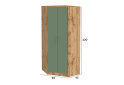 Image 9 - Шафа Київський стандарт МВ-6 кутова 2-дверна 90x45x220 см