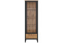 Изображение 1 - Витрина Kredens furniture Loft / Лофт 1w1s однодверная 61 см, дуб вотан / черный