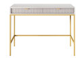 Изображение 1 - Туалетный столик Kredens furniture Nova / Новая T104 с ящиками 104 см, золото / серый