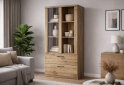 Изображение 2 - Витрина низкая Doorset / Дорсет с 2 ящиками дуб навара Kredens furniture
