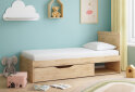Зображення 2 - Ліжко Oskar / Оскар 90x200 см із вкладом дуб сан ремо Kredens furniture