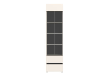 Image Витрина Gerbor холдинг Лондон REG1W1S с ящиком 50 см, кашемир / антрацит
