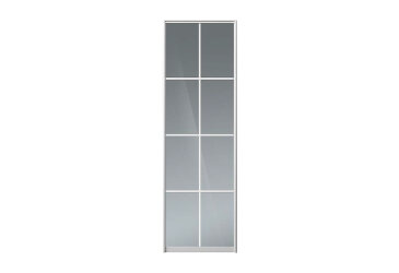 Image Фасад Комб 36_36/3 Дзеркало Графіт 8К 496х2400 Шафа-купе 2Д 1000х2400 Київський стандарт