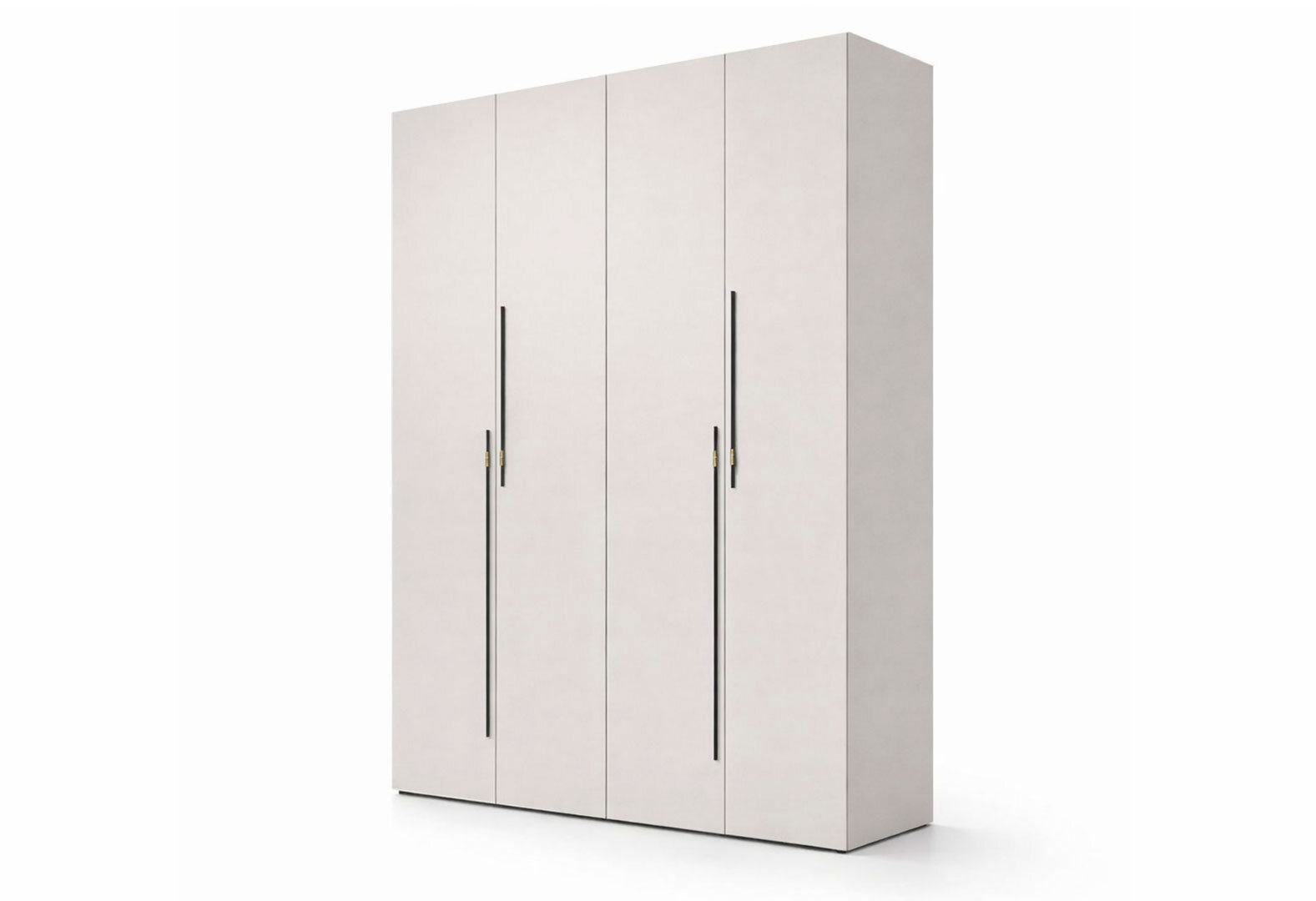 Фото 1 - Шкаф Svit Mebliv Спейс четырехдверный 160х220х57 см, кашемир