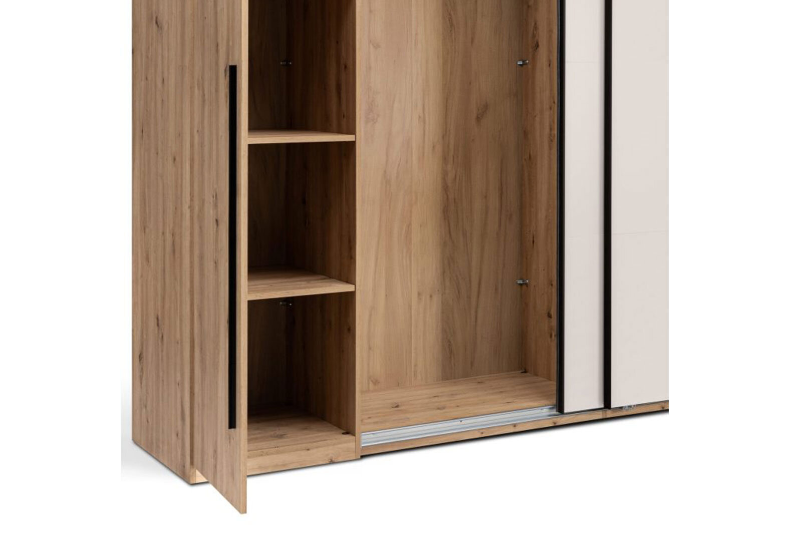 Фото 5 - Шкаф-купе МироМарк Тедди 4-дверный 270 см, дуб артизан / кашемир