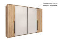 Image 9 - Шафа-купе MiroMark Тедді 4-дверна 315 см, дуб артізан / кашемір