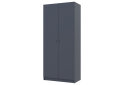 Image 122524 - Шафа Doros Promo / Промо 2+2 ДСП 4-дверна 180 см зі штангою та полицями Антрацит