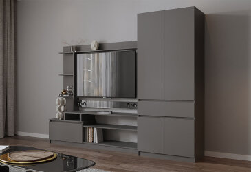 Image Вітальня Viant Таун 250 см, антрацит