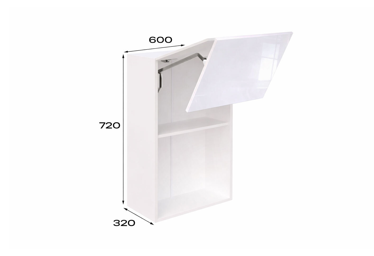 Фото 1 - В 60 Б Free Fold Софи Лак Svit Mebliv