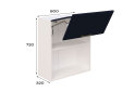 Image 1 - В 80 Б Free Fold (фасад МДФ) Марго Svit Mebliv