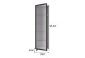 Image 2 - Пенал Вітрина MiroMark 35ПКЗ/2140 1-дверний 35 см Pro Blum білий