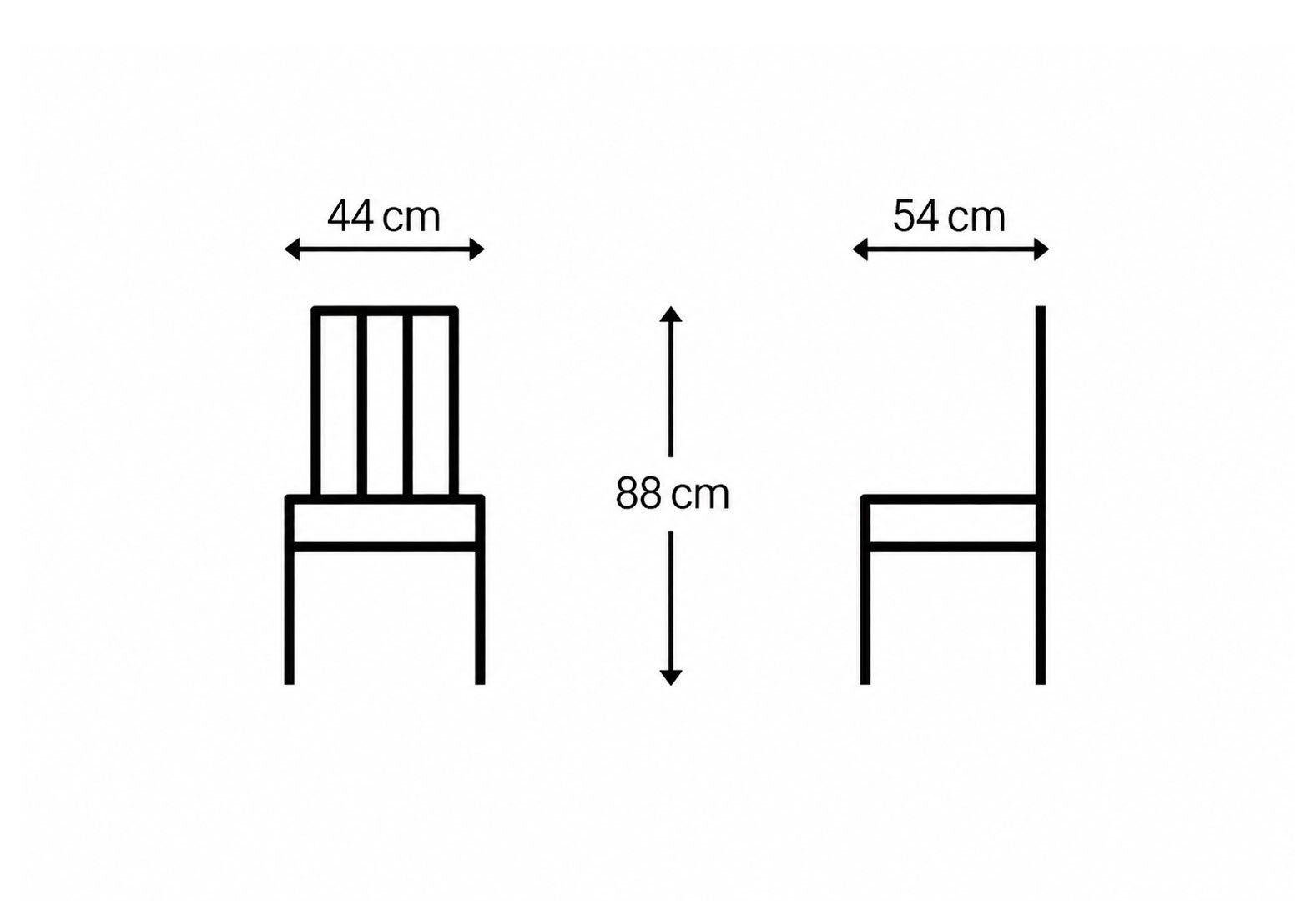 Фото 7 - Стул Kredens furniture Джет / Jet 44x54x88 см бежево-серый