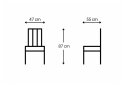 Изображение 6 - Стул Kredens furniture Кен / Ken 47x55x87 см тауп