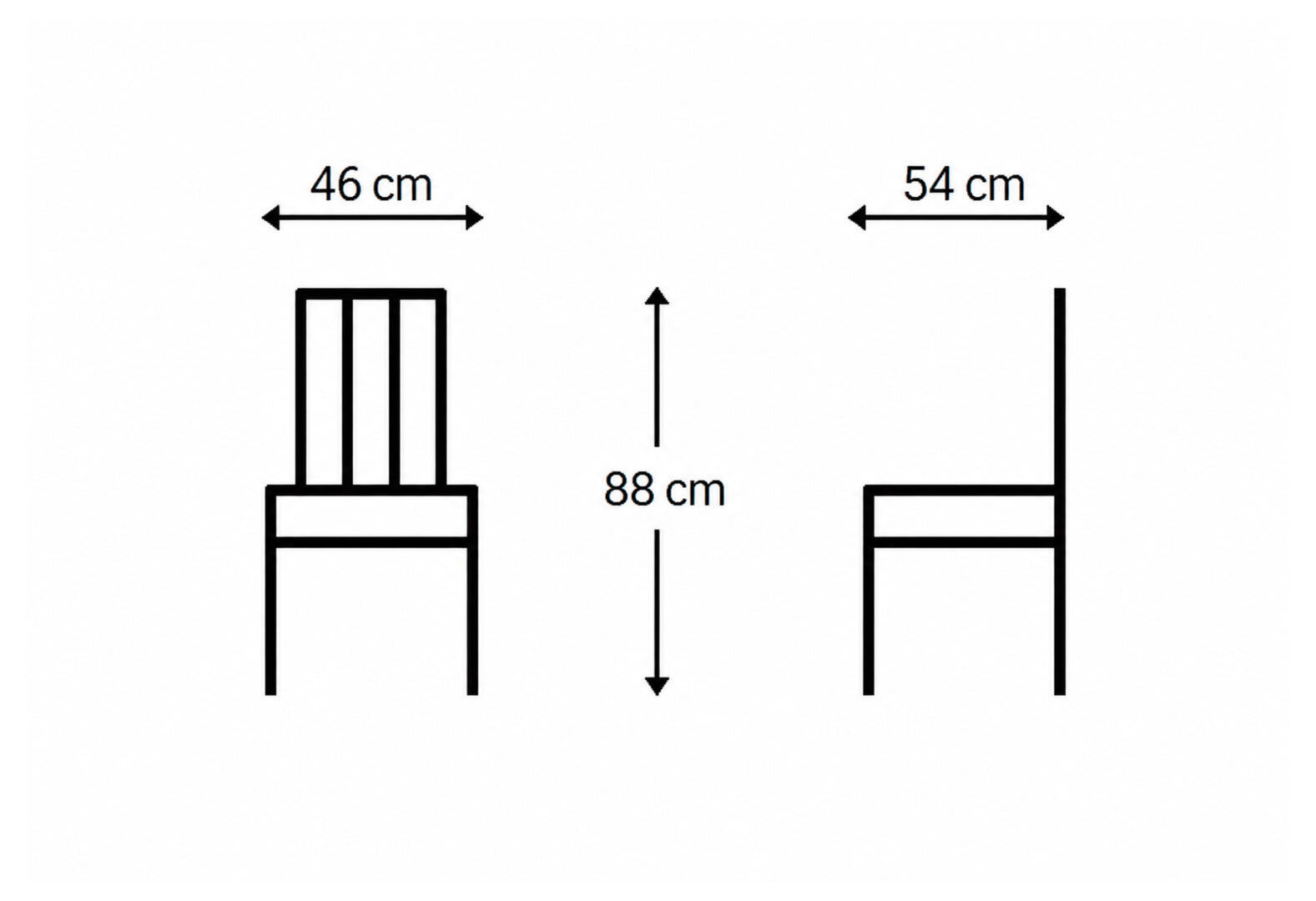 Фото 7 - Стул Kredens furniture Тед / Ted 46x54x88 см светло-серый