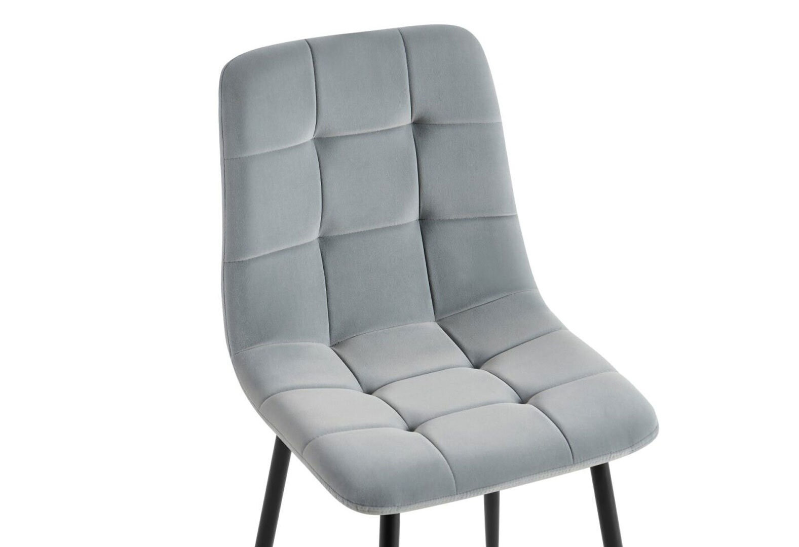 Фото 6 - Стул Kredens furniture Тед / Ted 46x54x88 см светло-серый