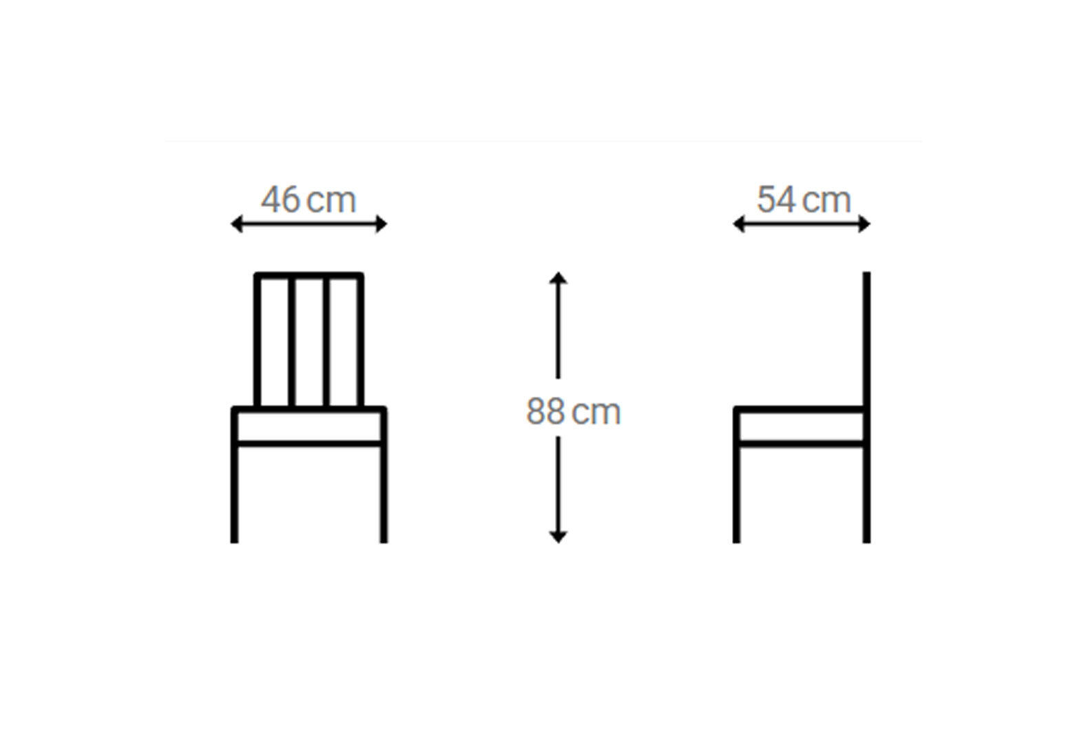 Фото 6 - Стул Kredens furniture Тед / Ted 46x54x88 см беж