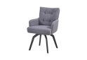 Image 1 - Стул Kredens furniture Люкс / Lux 58x66x88 см антрацит