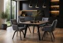 Image 2 - Стул Kredens furniture Люкс / Lux 58x66x88 см антрацит
