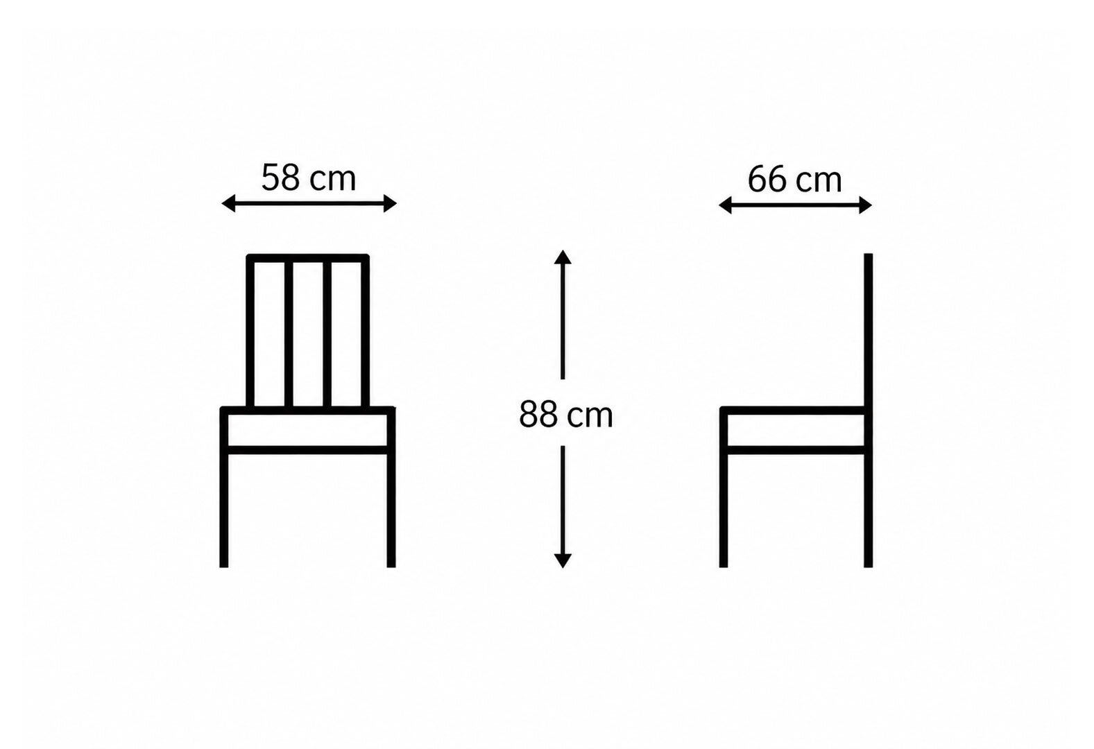 Фото 7 - Стул Kredens furniture Люкс / Lux 58x66x88 см белый