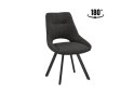 Image 3 - Стул Kredens furniture Тао / Tao 62x53x87 см темно-серый