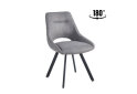 Image 3 - Стілець Kredens furniture Тао / Tao 62x53x87 см світло-сірий