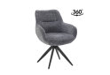 Image 3 - Стул Kredens furniture Турин / Turin 65x62x86 см темно-серый