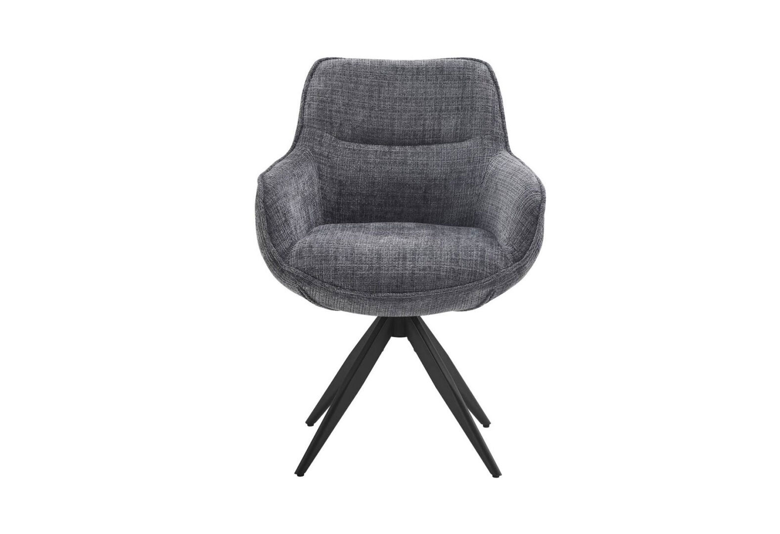 Фото 4 - Стілець Kredens furniture Турин / Turin 65x62x86 см темно-сірий
