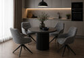 Image 2 - Стул Kredens furniture Турин / Turin 65x62x86 см темно-серый