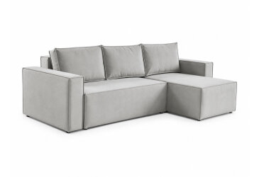 Image М'який куточок Vika Рекам 263х160 см, сірий (Delano 705)