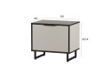 Зображення 3 - Тумба для взуття Moreli F-0004 Forte / Форте, 55 см кашемір