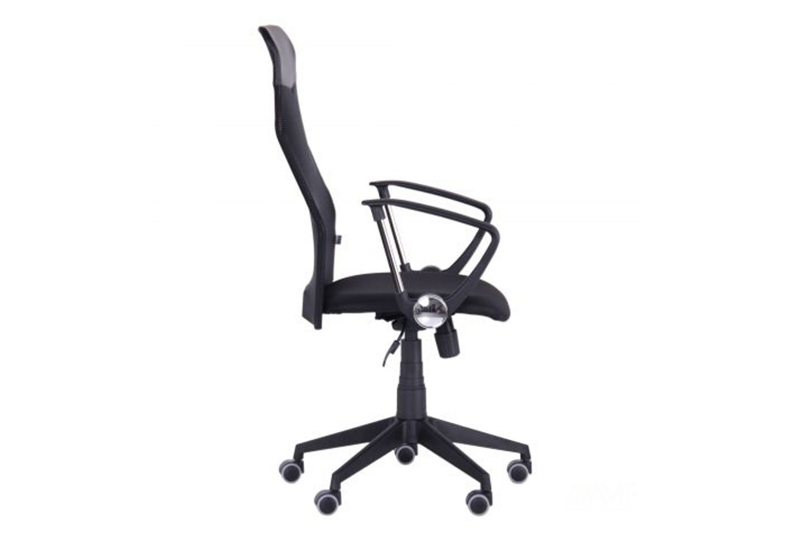 Фото 6 - Кресло Ultra / Ультра сиденья А-1 / спинка Сетка черная, вставка Скаден черный АМФ