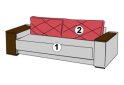 Зображення 6 - Диван - ліжко Марсель / Marseilles прямий basic comfort (SB / BS: підлокітник+бар / бар+підлокітник) Давідос