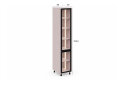 Изображение 2 - Пенал П 40 Ск (720) LED кашемир / стекло графит Svit Mebliv
