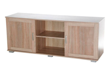 Фото Тумба под ТВ VMV holding Дина с 2 дверцами и полками 145 см Дуб сонома