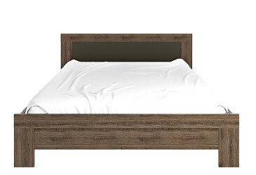 Фото Кровать VMV holding Джульетта (без вклада) 160х200 см, дуб арканзас темний/бронза