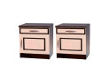 Фото 1 - Тумба прикроватная (2 шт) Svit Mebliv Ким 1-дверная с ящиком 42 см