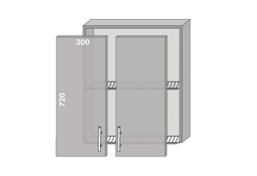 Фото Верх 61 сушка Миррор Глосс / Mirror Gloss Мебель Стар