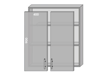 Фото Верх 980 Міррор Глосс / Mirror Gloss MebelStar