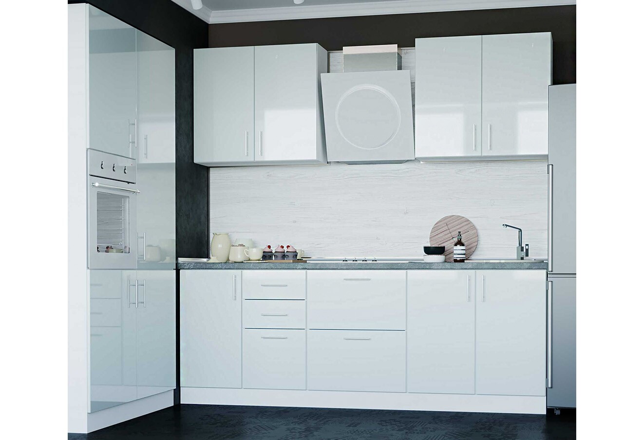 Фото 9 - Модульная кухня Хай Глосс / High Gloss Мебель Стар