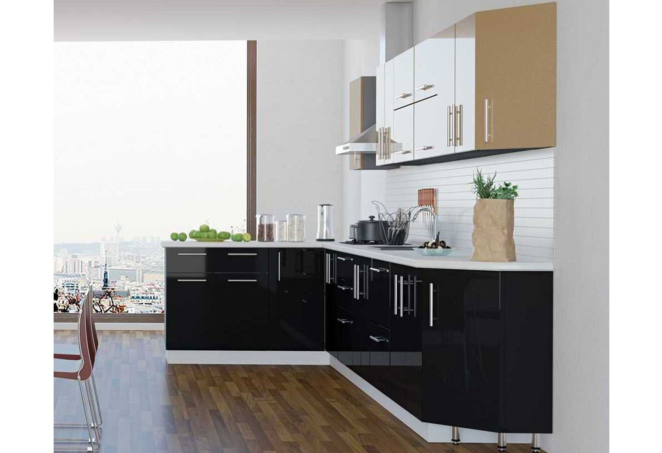 Фото 11 - Модульная кухня Хай Глосс / High Gloss Мебель Стар