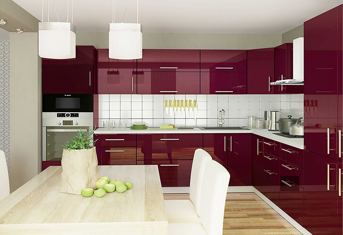 Фото 2 - Модульная кухня Хай Глосс / High Gloss Мебель Стар