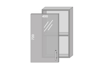 Фото Верх 40 витрина Хай Глосс / High Gloss Мебель Стар