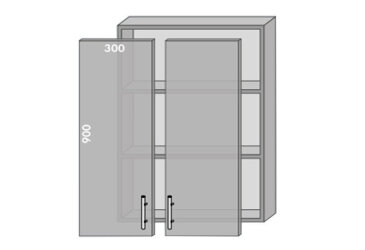 Image Верх 960 Хай Глосс / High Gloss MebelStar