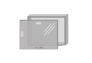 Фото Верх 963 витрина-сушка Хай Глосс / High Gloss Мебель Стар