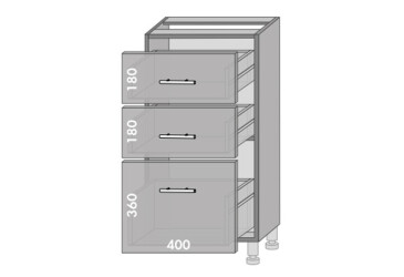 Фото Низ 43 шухляди Престиж Патина / Prestige Патина MebelStar