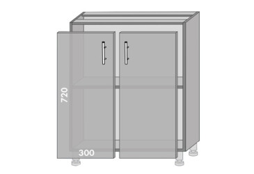 Фото Низ 60 Престиж Патина / Prestige Патина MebelStar