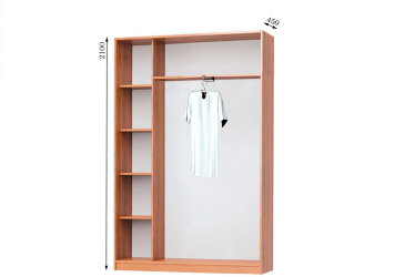 Image Корпус 1500х450 Шафа-купе 2D 1500 MebelStar