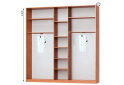 Image 2 - Корпус 2300х450 Шкаф-купе 3D 2300 Мебель Стар