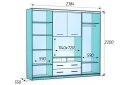 Изображение 1 - Корпус 240x220x55 Наоми 2.4 Мебель Стар